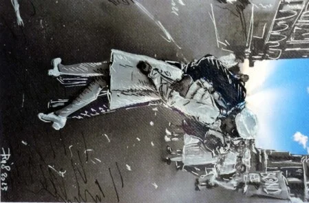 Bacio soldato infermiera